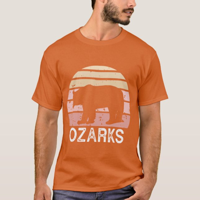 T-shirt Ours Rétro des Ozarks (Devant)