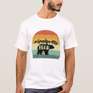 T-shirt Ours Retro Sunset Grandpa