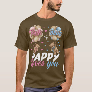 T-shirt Ours Rose Ou Bleu Pappy Aime Vous Révéler Le Sexe
