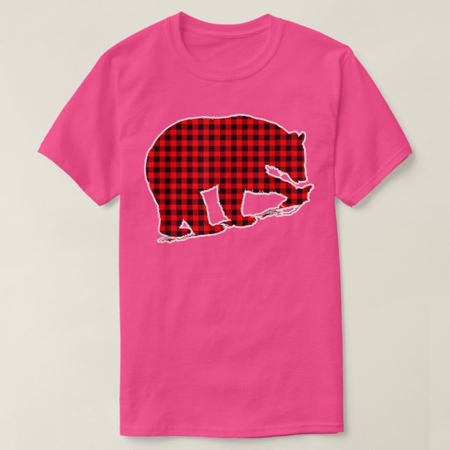 T-shirt Ours rouge 1703 (Design devant)