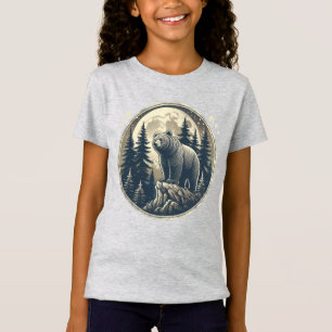 T-Shirt Ours sauvage classique/vintage