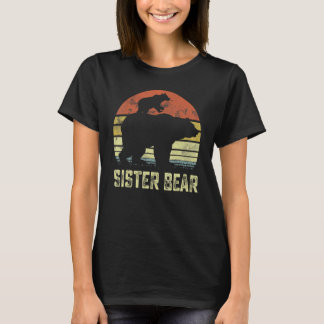 T-shirt Ours Soeur Assorti Famille Fête des Mères