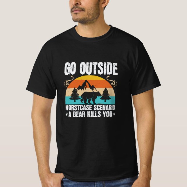 T-shirt Ours - Sortez du scénario Coque le plus mauvais (Devant)