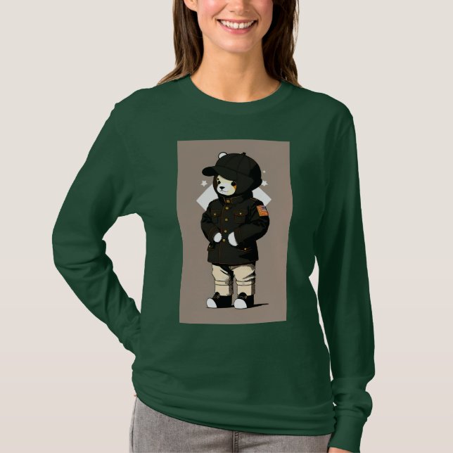 T-shirt ours-usa (Devant)