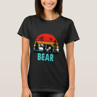 T-shirt Ours Vintage rétro, pour les amateurs d'ours