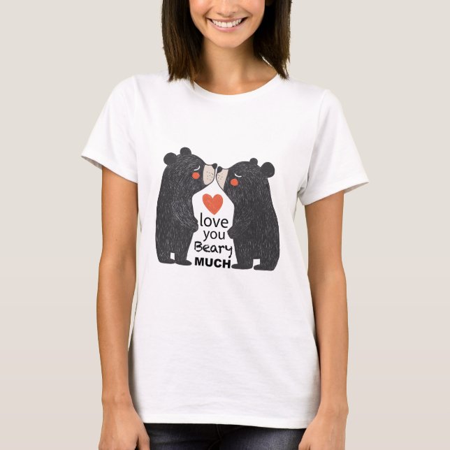 T-shirt Ours Vous Aime Énormément (Devant)