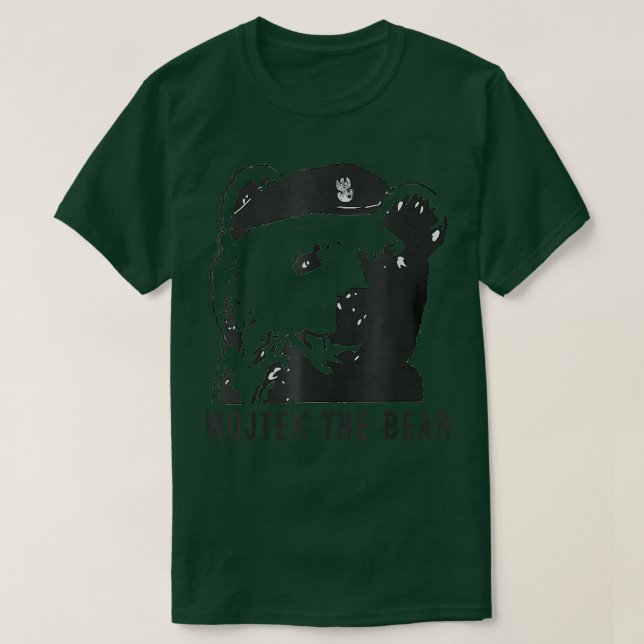 T-shirt Ours Wojtek Polonais 1900 (Design devant)