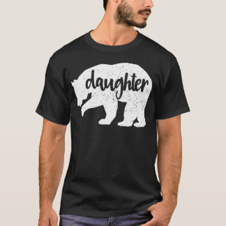 T-shirt Ourse Fille - Animal de Famille Drôle et Cool