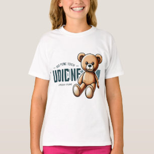 T-shirt 🧸 Ourson Mignon de Style Vintage   Jouet en Peluc