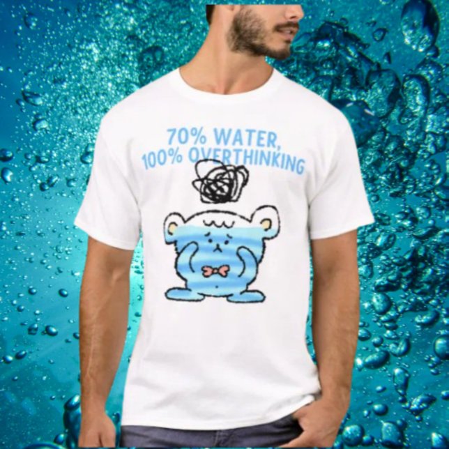 T-shirt Ourson Rumineur – 70 % d'eau, 100 % de pen (Créateur téléchargé)