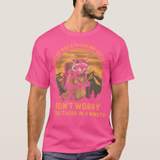 T-shirt Out Of Breath Randonnée Society Drôle extérieur Ca
