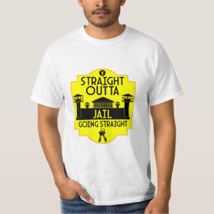 T-shirt Out Of Jail Prison Release Gift Two-Tone Coffee Mu
