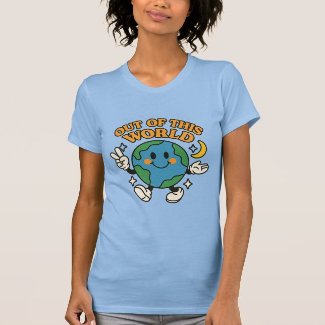 T-shirt « Out of This World » Terre  (Devant)