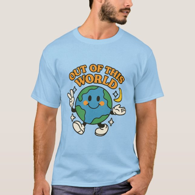 T-shirt « Out of This World » Terre  (Devant)