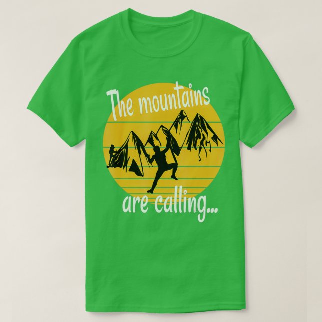 T-shirt Outdoor Clothing Mountain Climb Rugged (Design devant)