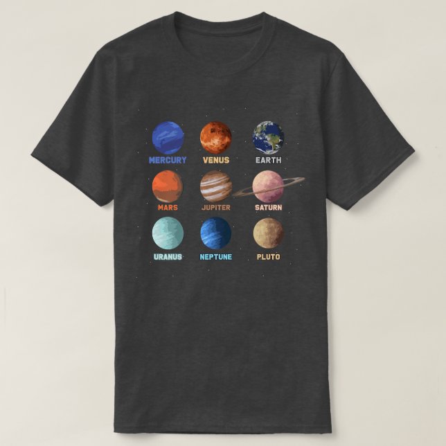 T-shirt Outer Space Exploration Science Science Fan Premiu (Design devant)