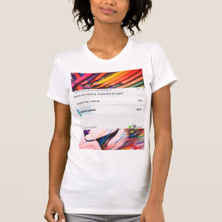 T-shirt outil d'art crayons crayons crayons chemise