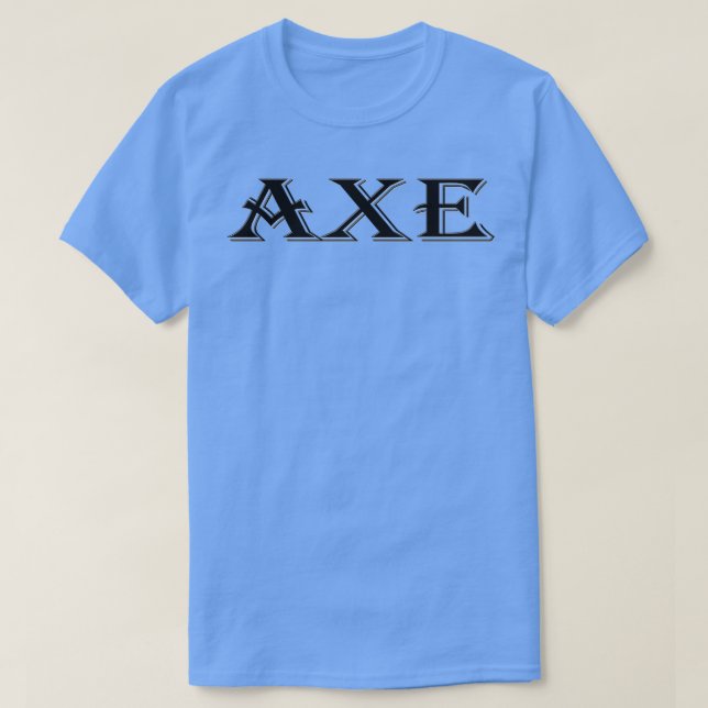 T-SHIRT OUTIL DE COUPE EN BOIS AX (Design devant)