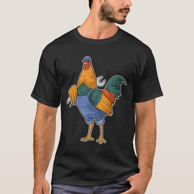 T-shirt Outil de mécanique de coq (Devant)