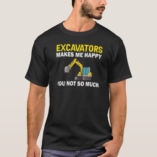 T-shirt Outil d'excavateur de commande à distance Digger M (Devant)