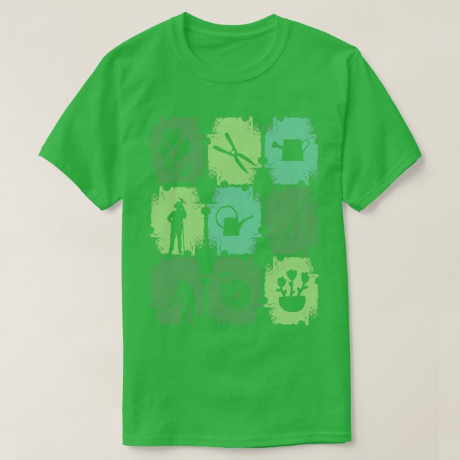 T-shirt Outil Jardin Gardener (Design devant)
