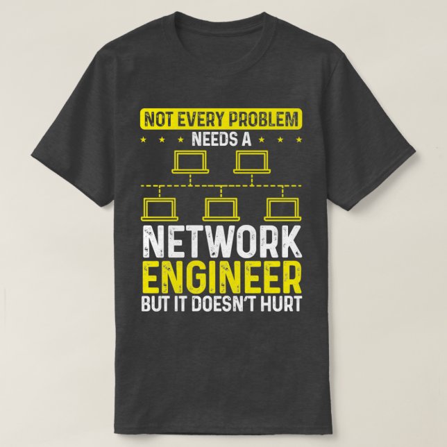 T-shirt Outil Network Engineering Server Network Engineer (Design devant)