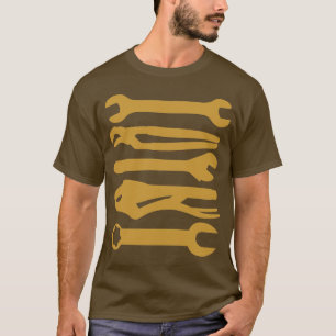 T-shirt Outils - Brown doré