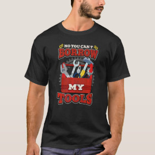 T-shirt Outils de bricoleur mécanicien automobile menuisie
