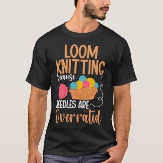 T-shirt Outils de machine à tricoter sur métier à tisser C