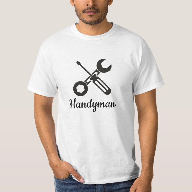 T-shirt Outils de Manoeuvre de Construction Moderne (Devant)