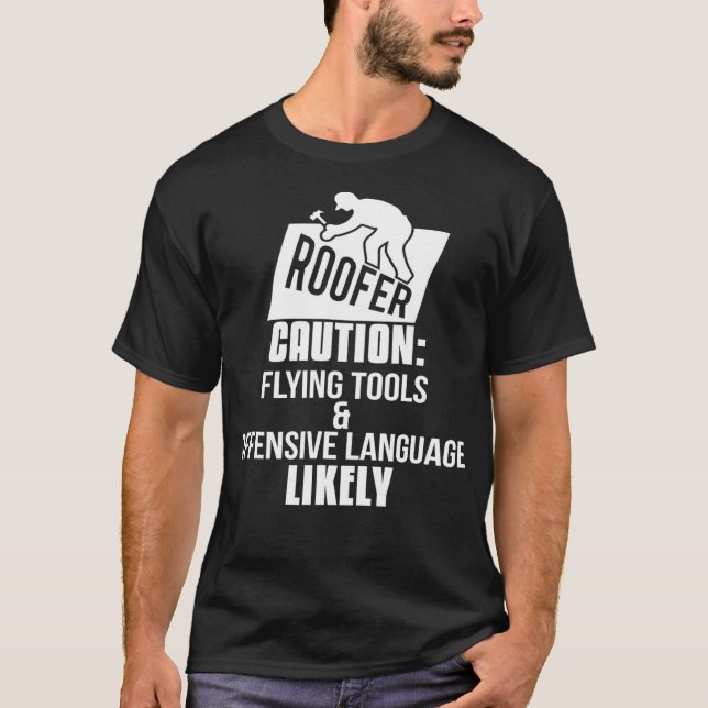 T-shirt Outils de vol de prudence et langage offensif (Devant)