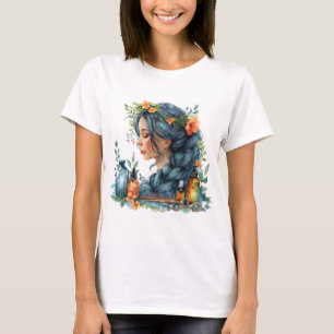 T-shirt Outils Styliste de cheveux - Graphique de salon ar