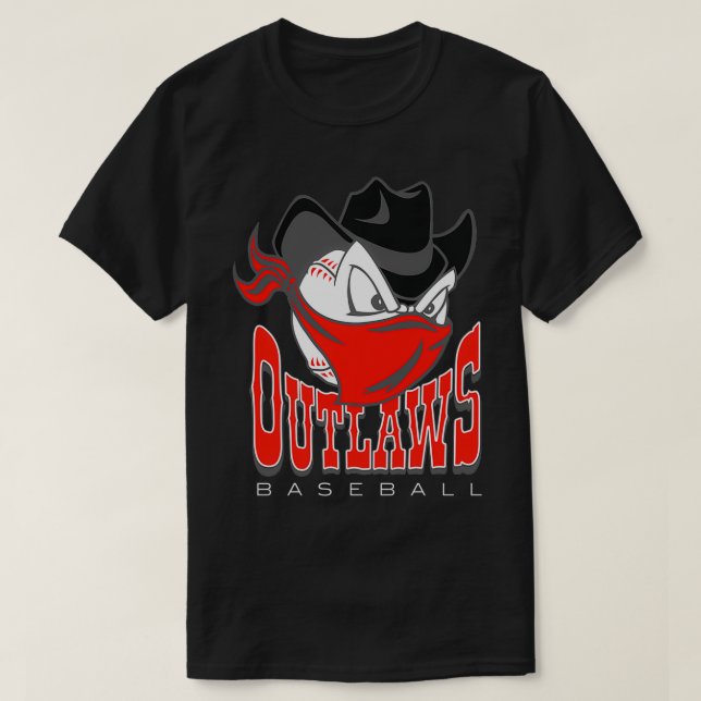 T-shirt Outlaw Baseball (Design devant)
