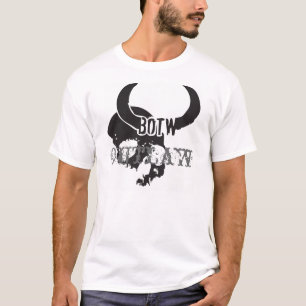 T-SHIRT OUTLAW BOTW LOGO SKULL TEL