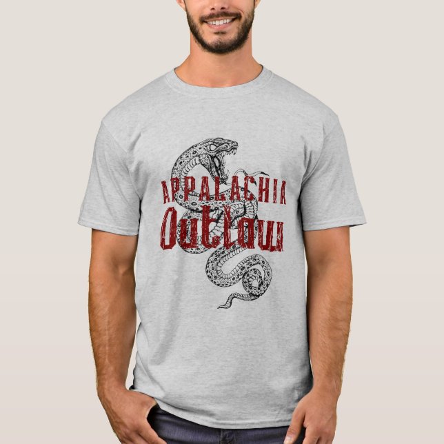 T-shirt Outlaw de Redneck Appalachia (Devant)