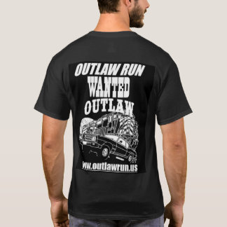 T-Shirt Outlaw Run avec dessin sur le dos