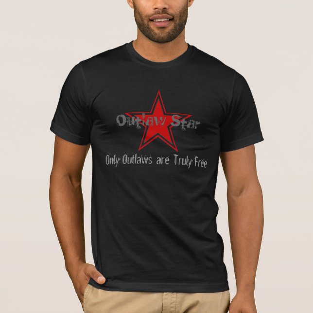 T-shirt Outlaw Star Corp Shirt (Dark) (Devant)