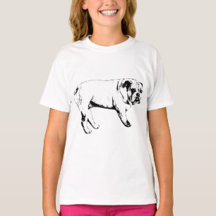 T-shirt Outline Bulldog Street Tee