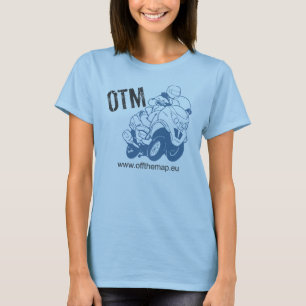 T-shirt Outre du logo de carte avec le pochoir