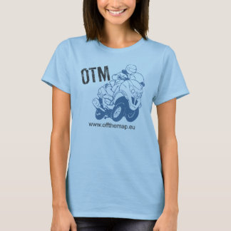 T-shirt Outre du logo de carte avec le pochoir
