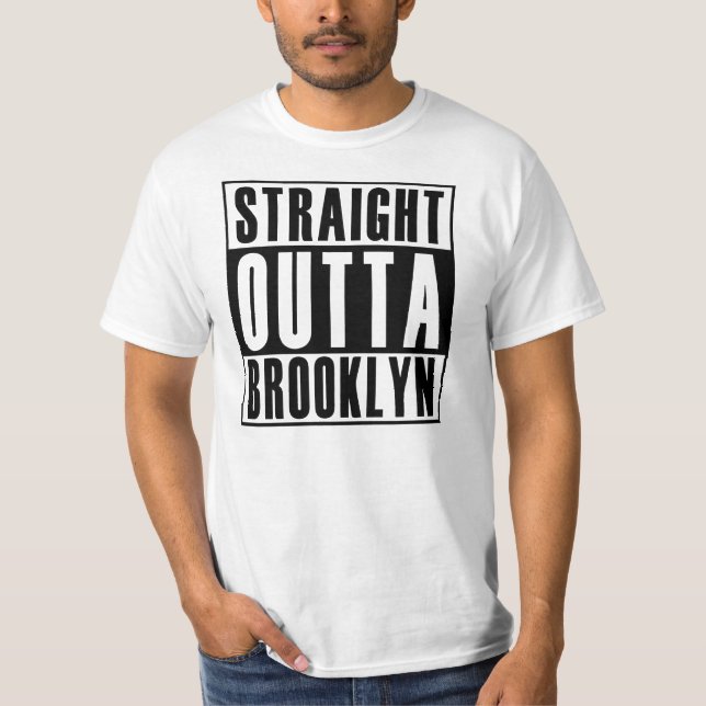 T-shirt Outta droit Brooklyn (Devant)