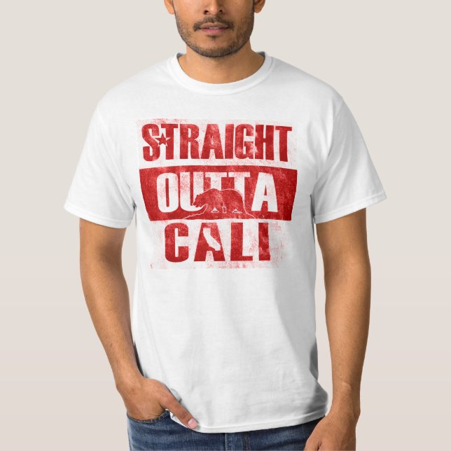 T-shirt Outta droit Cali (Devant)
