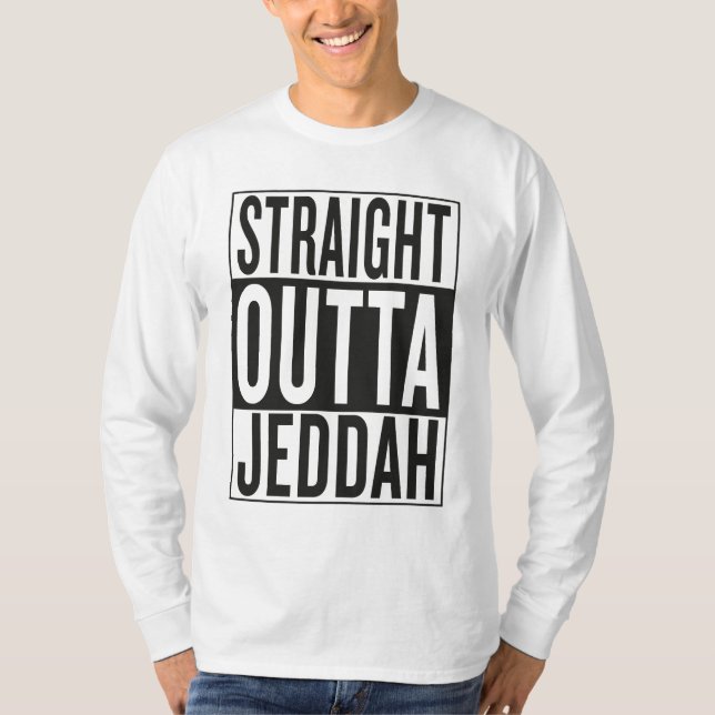 T-shirt outta droit Jeddah (Devant)