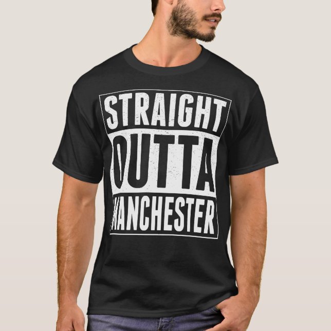 T-shirt Outta droit Manchester (Devant)