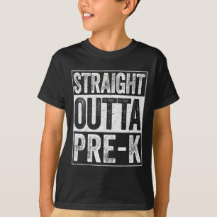 T-shirt Outta Pré-k Chirt de Graduation Préscolaire 1