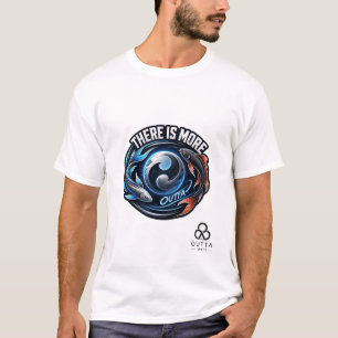 T-shirt OUTTA SPACE — Poisson Fluide — Mouvement Bleu & Ro