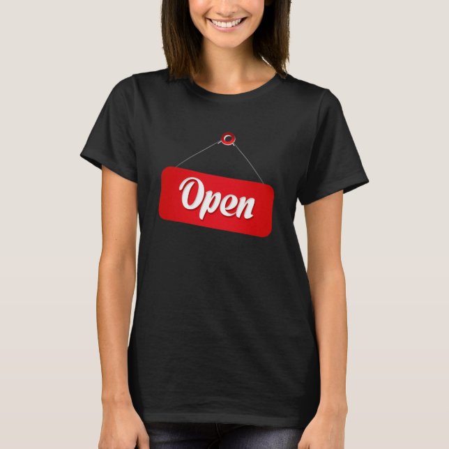 T-shirt Ouvert! (Devant)