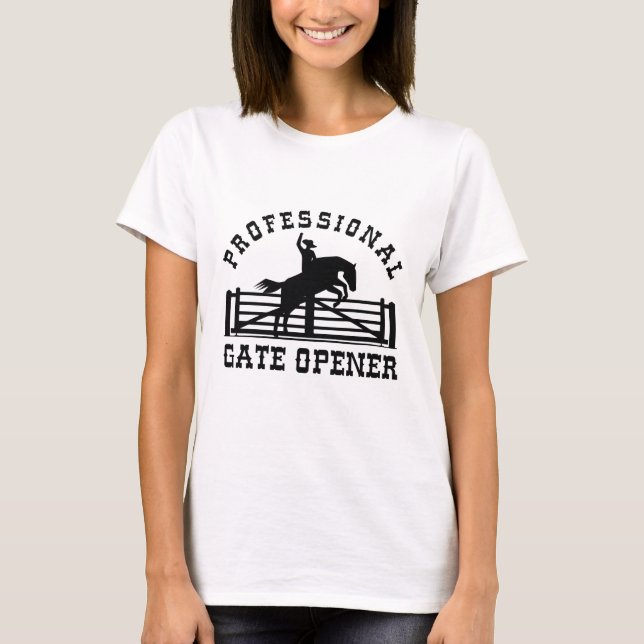 T-shirt Ouvreur de porte professionnel (Devant)