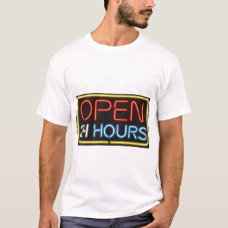 T-shirt Ouvrez 24 heures