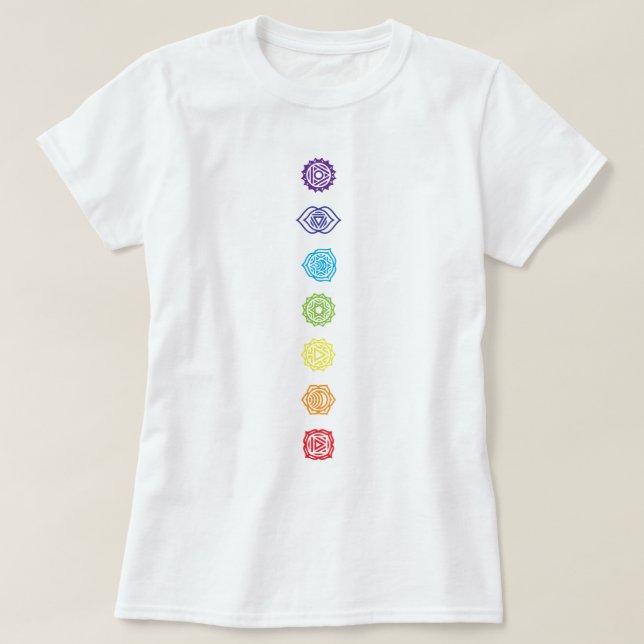T-shirt Ouvrez et commandez votre Chakra (Design devant)